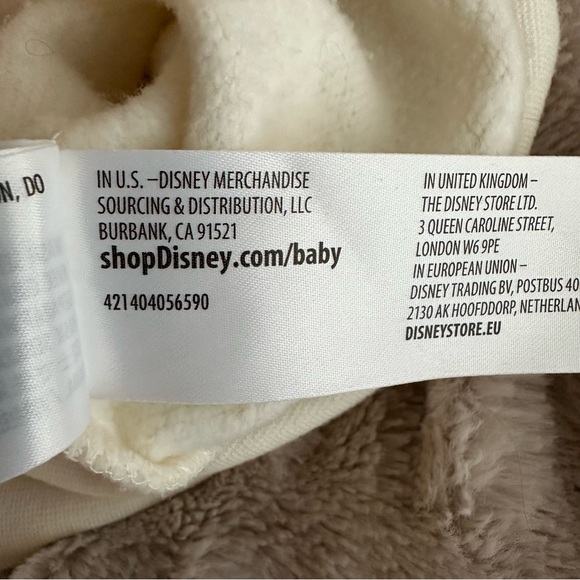 Disney100 Oswald the Lucky Rabbit Cropped Sweatshirt XL Cream Unisex - Picture 11 of 13